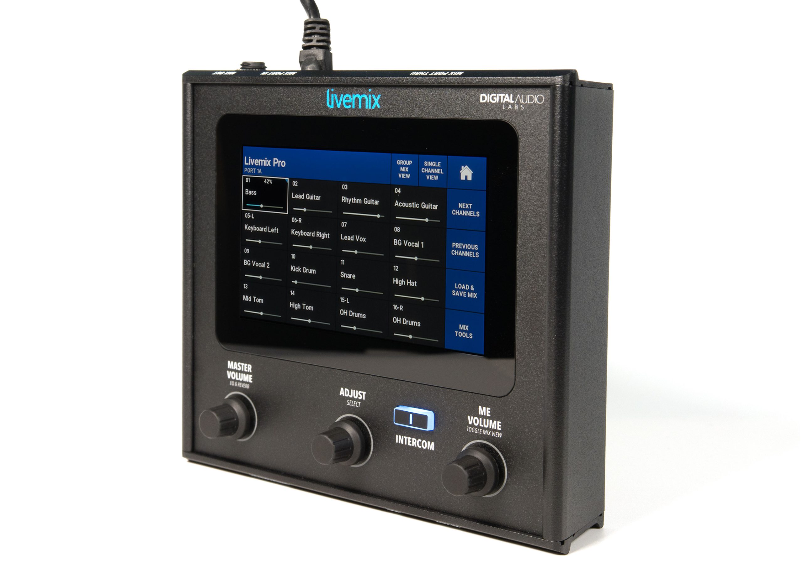 Livemix PRO SOLO  personal mixer front image standing